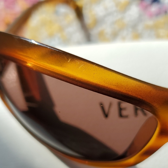 Versace Women's Brown Sunglasses - Picture 7 of 7